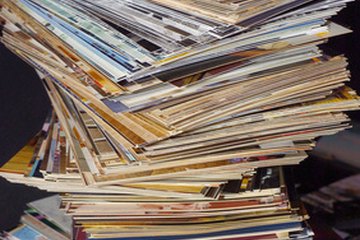 Sort paper and store it. Sort paper and store it.