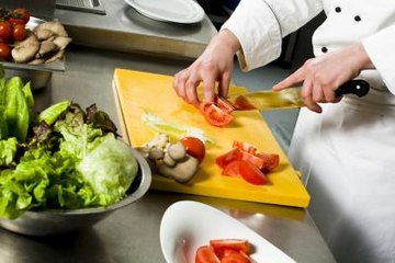 Kitchen helpers may help with food prep. Kitchen helpers may help with food prep.