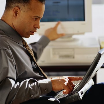 Businessman with Laptop