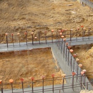 Place orange plastic safety tops on the ends of sharp rebar.