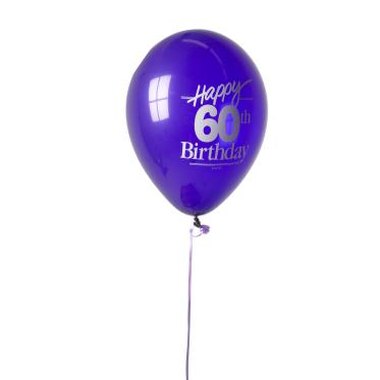 Hemera Technologies/PhotoObjects.net/Getty Images Turn 60 in style with custom-made party invitations.