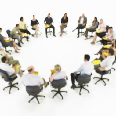 Ryan McVay/Digital Vision/Getty Images Icebreakers help a group of people become more comfortable with each other.