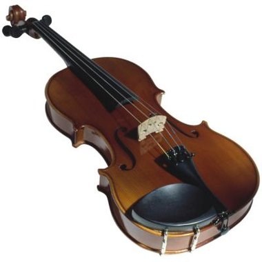 Ablestock.com/AbleStock.com/Getty Images The chin rest is the black oval piece that is attached to the violin's body.