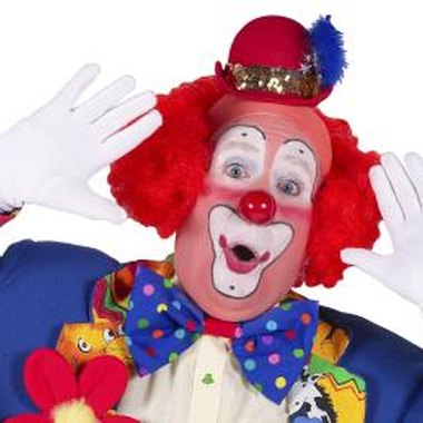 Hemera Technologies/PhotoObjects.net/Getty Images Use lots of colors when creating a dancing clown craft.