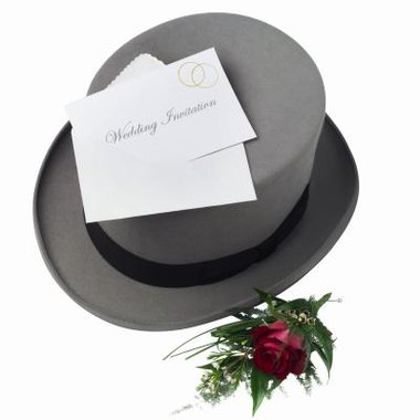 Stockbyte/Stockbyte/Getty Images Invitations should come directly from the bride and groom when they are paying for the wedding.