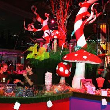 Dave Hogan/Getty Images Entertainment/Getty Images Willy Wonka's chocolate inventions provide plenty of ideas for party decorations.