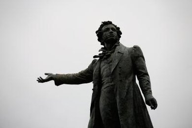 Harry Engels/Getty Images Sport/Getty Images Alexander Pushkin, a playwright, poet and novelist, is considered to be the founder of modern Russian literature.