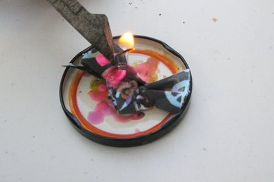 Make a fire source.