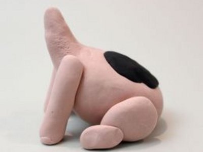 Attach the hind legs