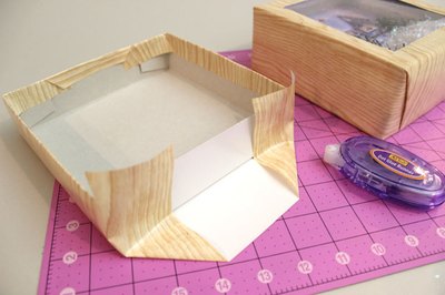 Wrap the bottom piece separately.