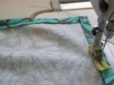 Finish the hem.