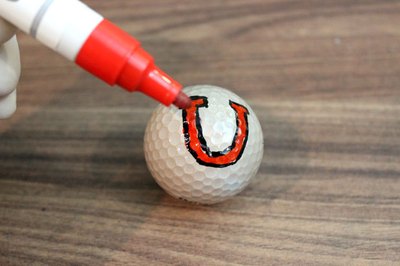 Draw a monogram with markers