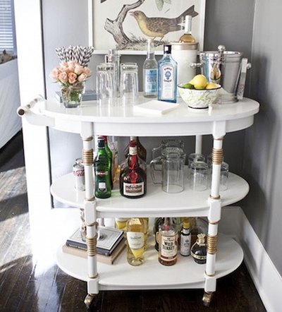 Homey touches like books or candles are a great way to incorporate your personal style into the mix.