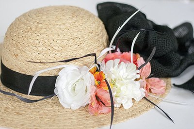 Finished Kentucky Derby hat