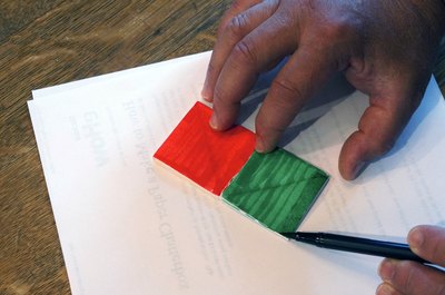 Color each corner.