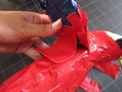 Attach wings.