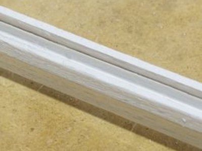 Small groove is an anchor point for glazing compound.