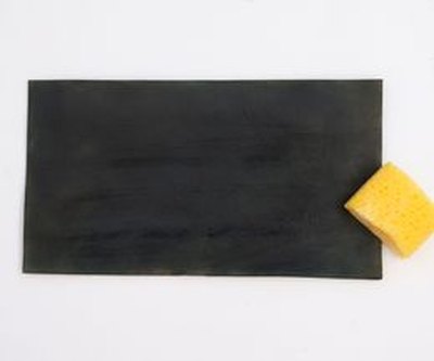 Finishing the leather.