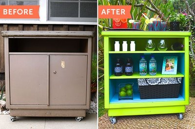 Dazzle party guests with a fully stocked bar cart.
