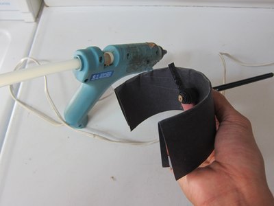 Puncture hands and add a pencil.