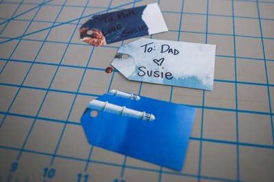 Make gift tags from the scraps.