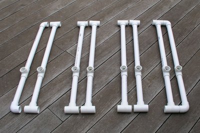 Parts laid in place.
