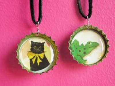 Bottlecap Necklaces