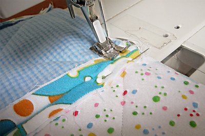 Stitch the rows together.