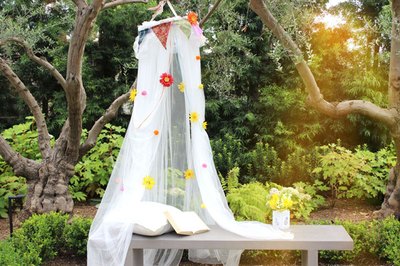 A hanging canopy