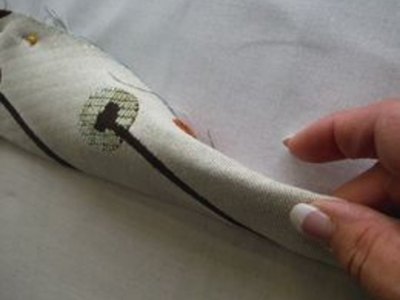 Fold under the hems and press.
