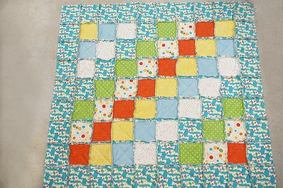 Wash and dry the quilt to soften the seam allowances.