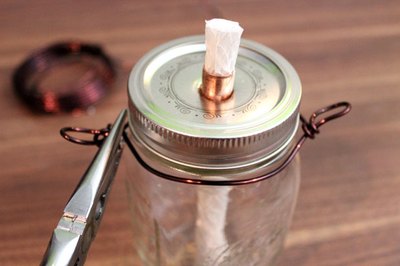 Wrap wire around rim