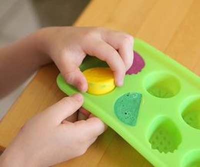 Pop the soaps out of the mold.