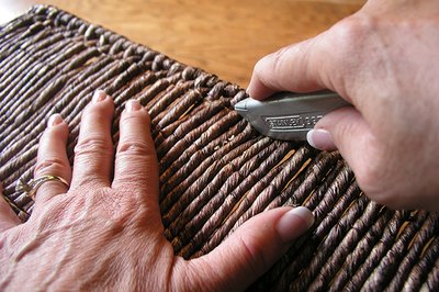 Use a utility knife to make the cuts.