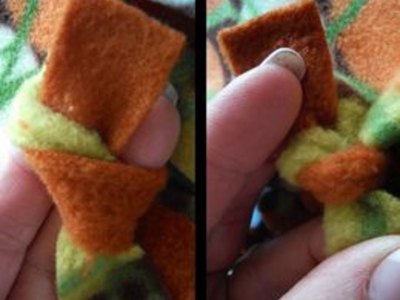 Tie the knots.