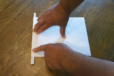 Start with 1/2 inch fold.