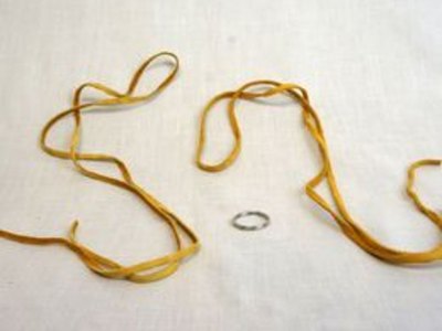 Round braid leather project supplies.