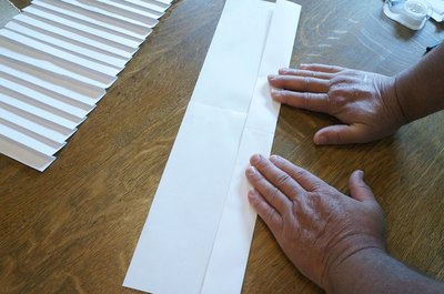 Double fold to create cuff.
