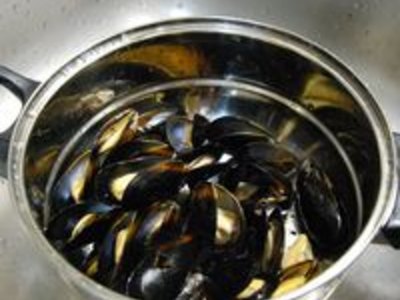 How to Cook Mussels In A Garlic White Wine Sauce