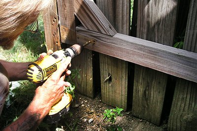 A power drill is invaluable for this repair.