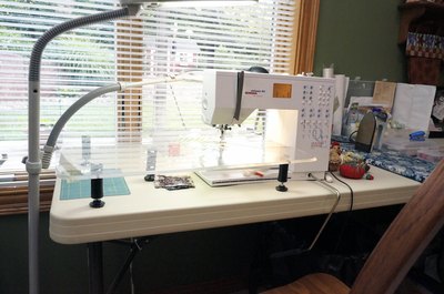 The nerve center of the sewing room.