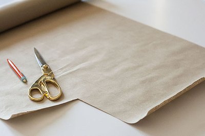 Cut the traced shapes of you artwork out of the kraft paper.