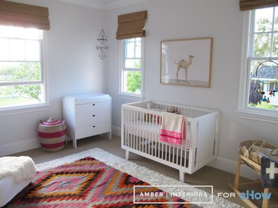 Layering rugs adds a contemporary touch to any room.