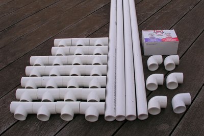 Materials for the bike rack.