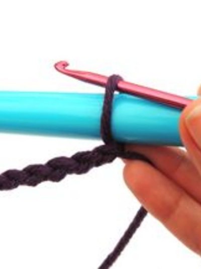 Pull the loop up onto your knitting needle.