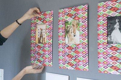 The gallery wall trend is an easy one to recreate at home.
