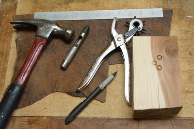 Leather punching tools