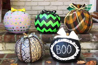5 Stylish No-Carve Pumpkin Decorating Ideas
