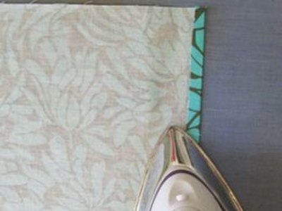 Fold and press the second piece.