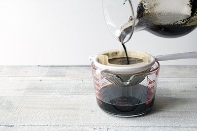 Strain to remove all coffee grounds.